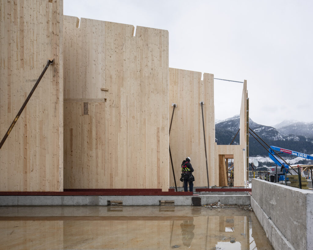 Mass timber installation